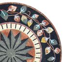 Ivy Mosaic Medallion, 48" close-up