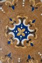 Fleur-de-lis Radial Mosaic close-up