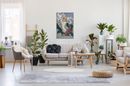White-Haired Mermaid Mosaic in your home