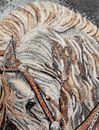 Majestic Horse Mosaic close-up