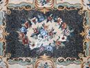 Blue Rose Rug Mosaic close-up