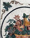 Fruit Bowl Motif Mosaic close-up