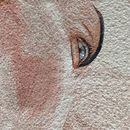 Thoughtful Woman Mosaic close-up