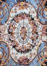 Dramatic Floral Rug close-up