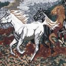 Mosaik Präriepferde Zoom