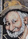 Selurtis' Man in a Brown Hat Mosaic close-up