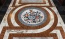 Mixed Flower Mosaic Medallion, 40" in your home
