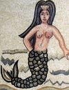 Мозаика Русалка крупным планом