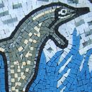 Wellen Delfin Mosaik, 50 cm Zoom