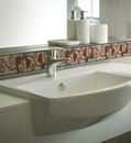 Eclectic Roses Pattern Mosaic Border, 40"x10" in your home