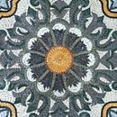 Sunflower Pattern Mosaic close-up