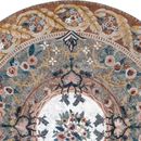 Round Floral Rug Mosaic close-up