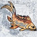 Goldfish Mosaic, 22" close-up