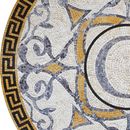 Elegantes "G"-Logo Medaillon Mosaik, 100 cm Zoom