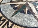 Mosaik Kompass Wellen Zoom