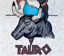 Taurus Zodiac Mosaic крупным планом