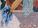 Mixed Fruit Bowl Mosaic, 26"x36" close-up