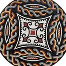 Мозаика, плетеный орнамент крупным планом