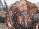Oval-Shaped Reverence Mosaic close-up