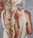 Mosaik Blonde Braut, 75x105 cm Zoom