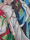 Scarf Dancer Mosaic close-up