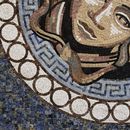 Bordered Medusa Mosaic, 48" close-up