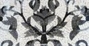 Monochromatic Floral Mosaic close-up