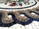 Mosaik Blumen Griechisch, 200 cm Zoom