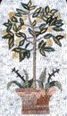 Lemon Tree Mosaic close-up