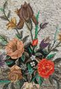 Blumenstrauß rustikal Mosaik-Wandkunst Zoom