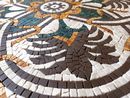 Palm Mosaic Floor Tile close-up