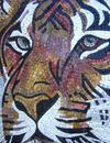 Tiger-Portrait Mosaik Zoom