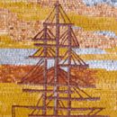 Sailboat Mosaic close-up