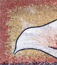 Five Piece Calla Lily Mosaic close-up