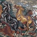 Mosaik Präriepferde Zoom