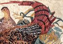 Two Pheasants Mosaic close-up