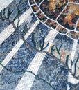 Green Sea Turtle Mosaic close-up
