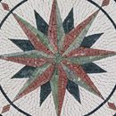 Mosaik Kompass Pink Grün, 60 cm Zoom