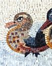 Pair of Ducks Mosaic close-up