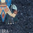 Libra Zodiac Mosaic крупным планом