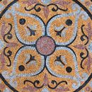 Goldenrod Patterned Mosaic, 48" close-up