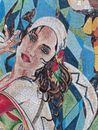 Scarf Dancer Mosaic close-up