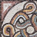 Gestreiftes Schleifenmuster Mosaik, 60 cm Zoom