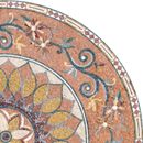 Orange Mosaic Medallion, 79" close-up