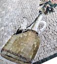 Вино, абстрактная мозаика, 100 см крупным планом