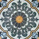 Sunflower Pattern Mosaic close-up