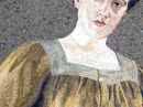 Edwardian Lady Mosaic close-up