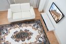 Gold Accented Pattern Rug Mosaic in your home