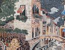 Venice Canal Mosaic close-up