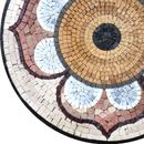 Daisy Mosaic Medallion, 24" close-up